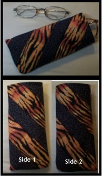 Quilted Patchwork Eyeglass Case by Long Meadow Farms Quilts